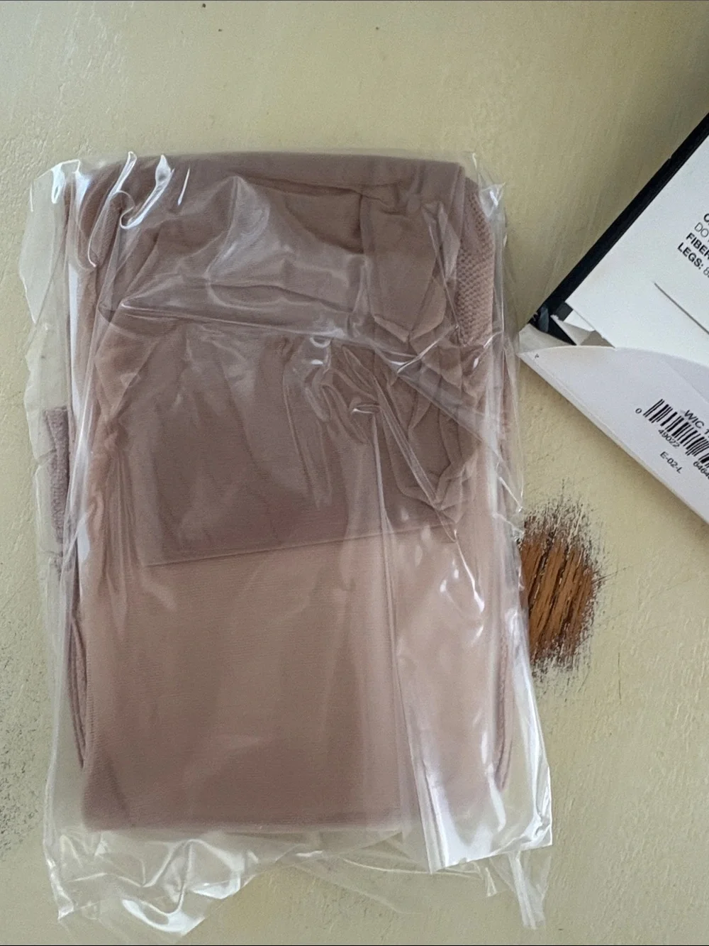 West Loop Silky Sheer Lace Panty Hosiery Bare Bisque Size C